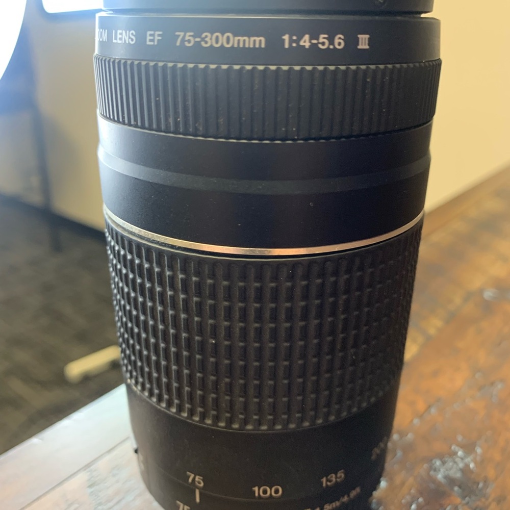 Canon Black and Silver Telephoto Lens - Picture 7 of 16